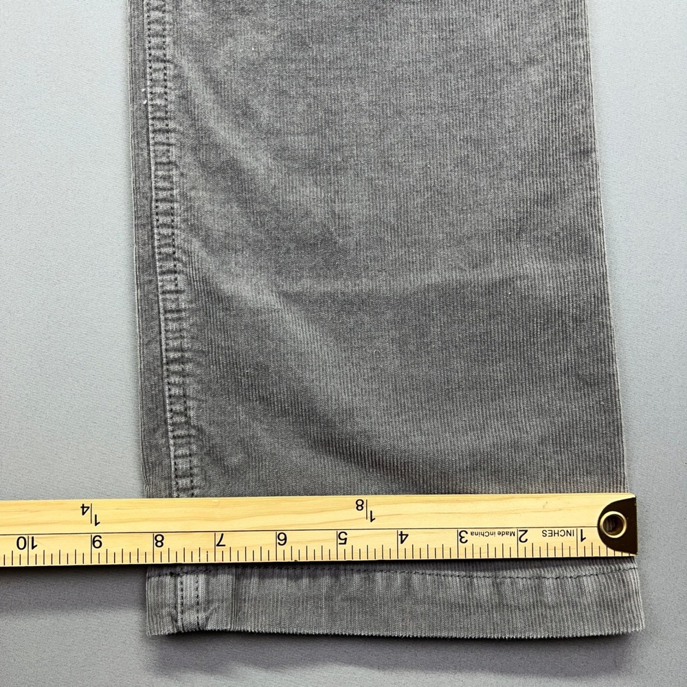 J.Crew Corduroy Pants Bootcut Gray Casual Everyday Comfort 28S Fits 30" Western - Picture 4 of 9